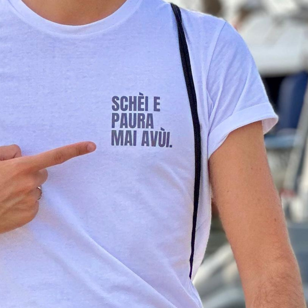 T-shirt SCHEI E PAURA MAI AVUI