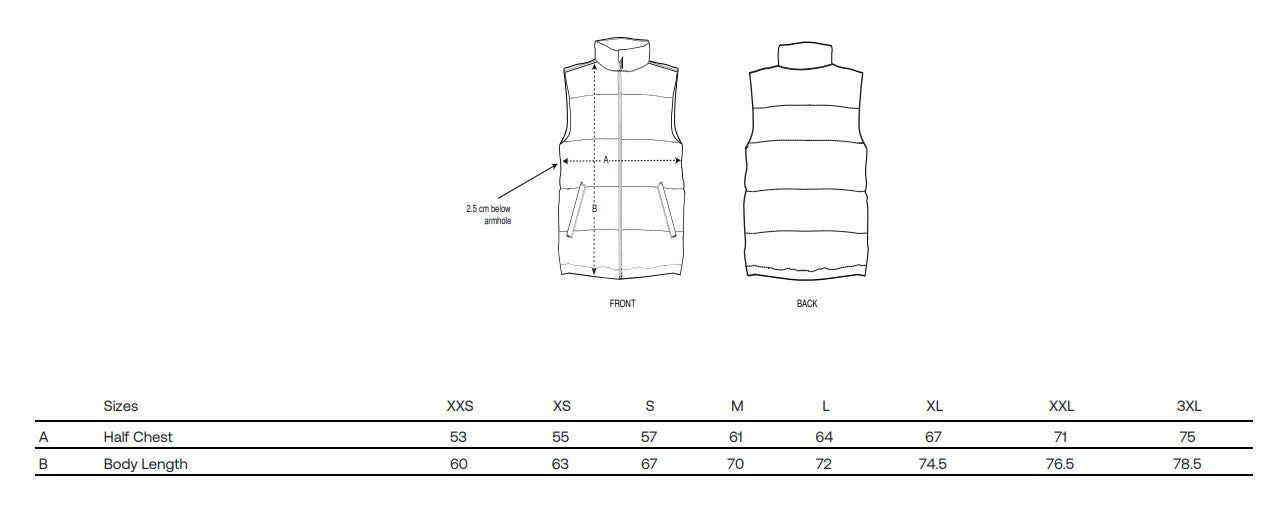 Gilet puffer SUPPORTER