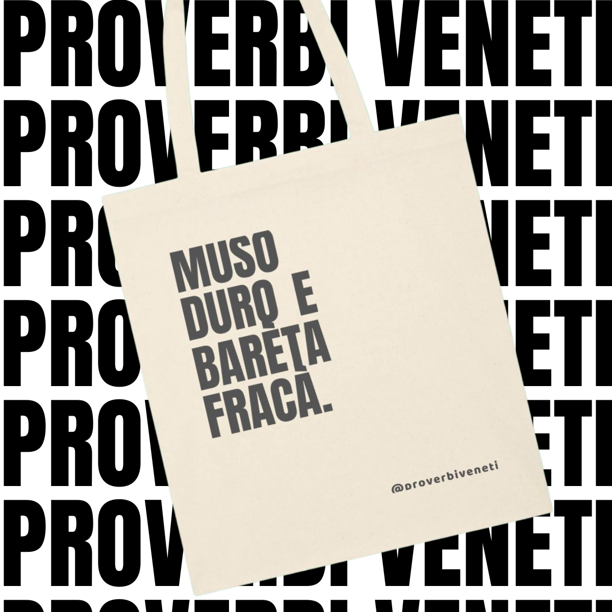 Shopper MUSO DURO E BARETA FRACA