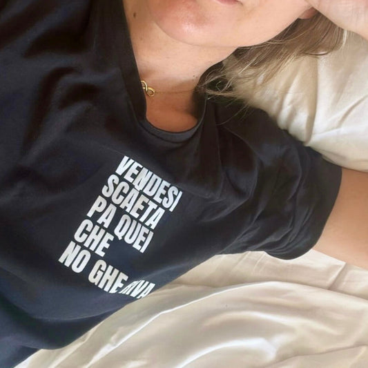 T-shirt VENDESI SCAETA PA QUEI CHE NO GHE RIVA
