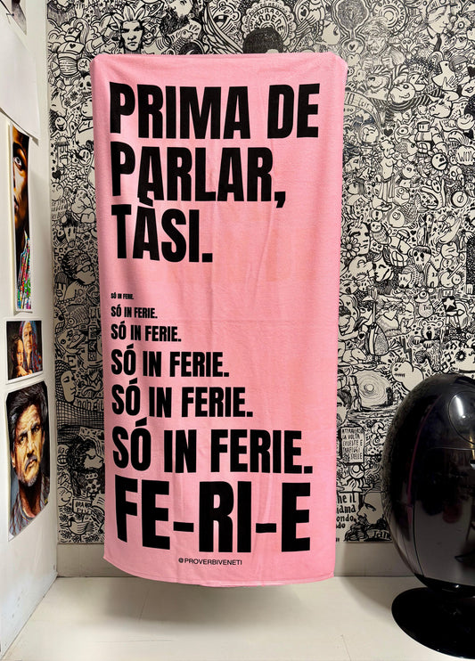 Telo mare PRIMA DE PARLAR TASI - rosa