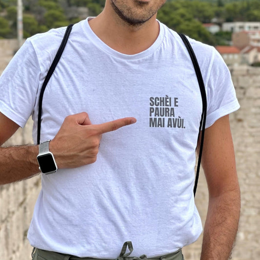 T-shirt SCHEI E PAURA MAI AVUI