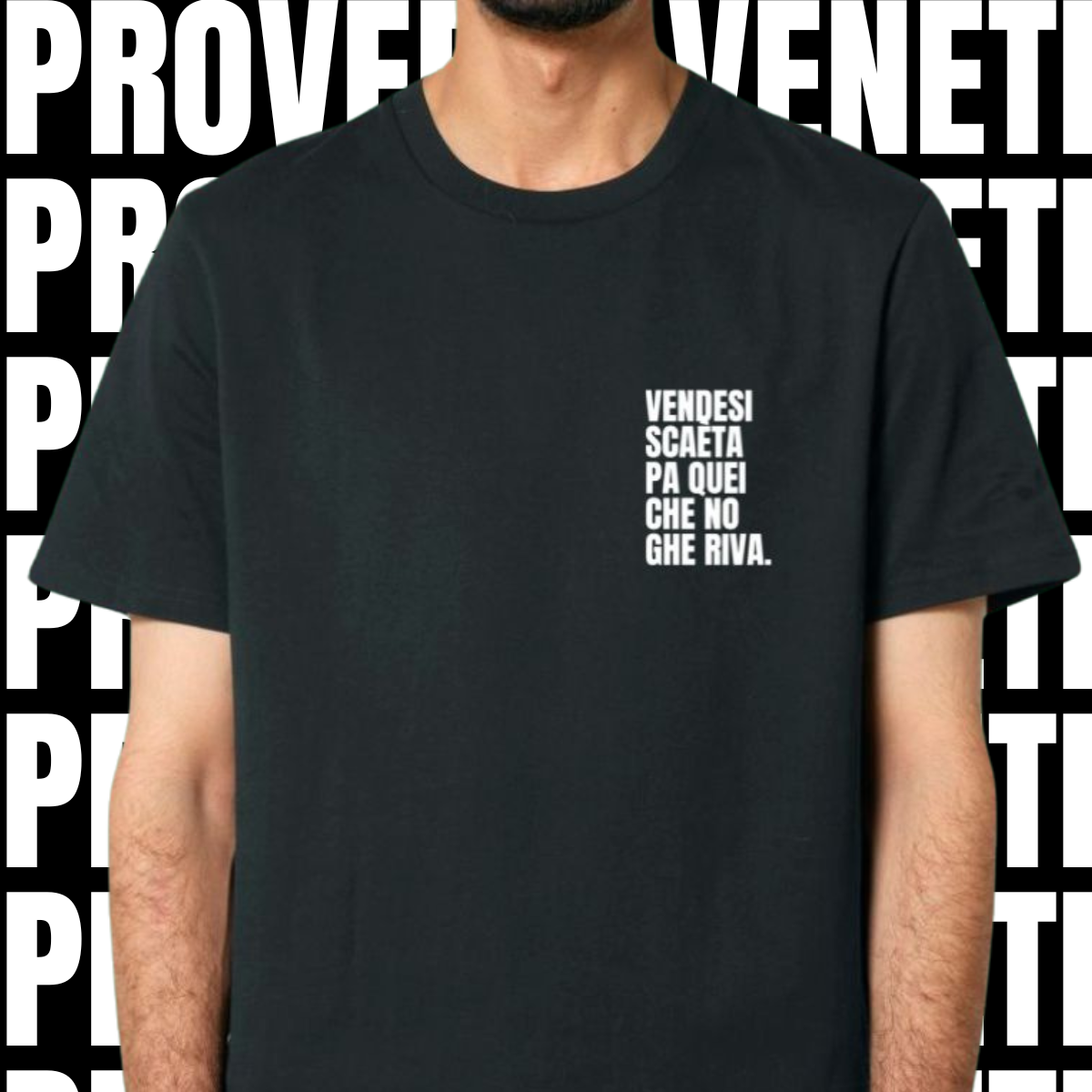 T-shirt VENDESI SCAETA PA QUEI CHE NO GHE RIVA