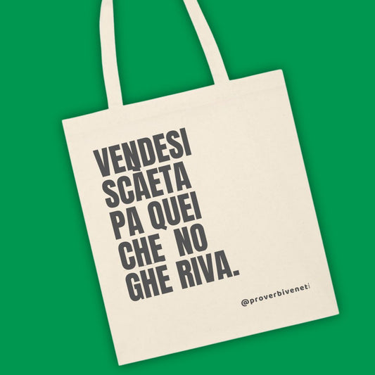 Shopper VENDESI SCAETA PA QUEI CHE NO GHE RIVA