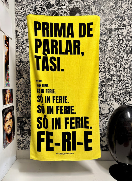 Telo mare PRIMA DE PARLAR TASI - giallo