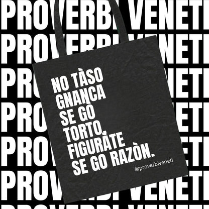 Shopper NO TASO GNANCA SE GO TORTO, FIGURATE SE GO RASON