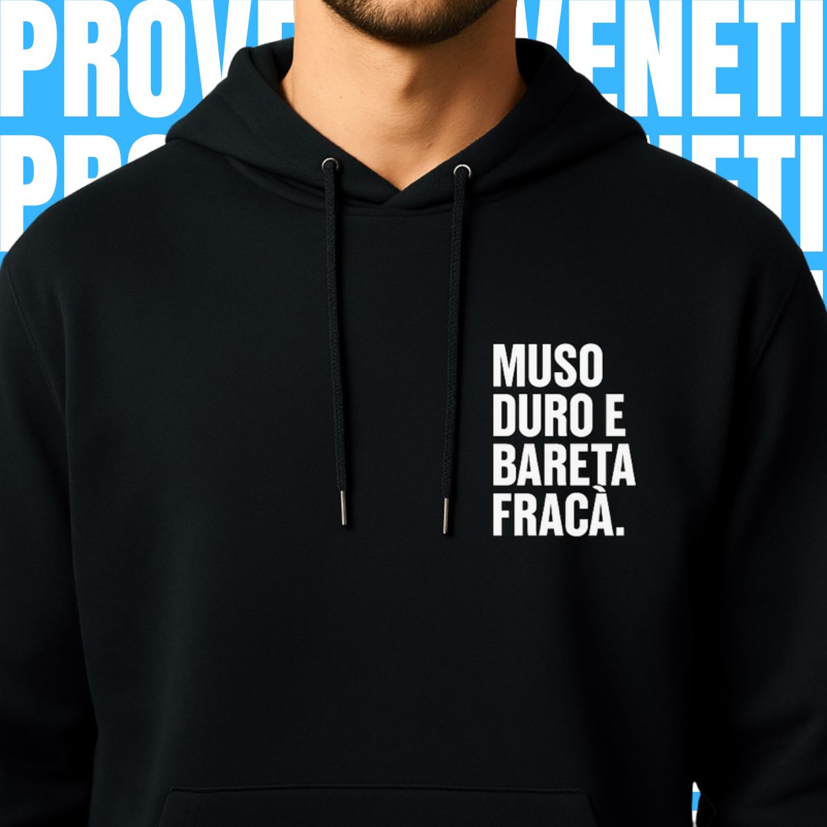 Felpa MUSO DURO E BARETA FRACA'