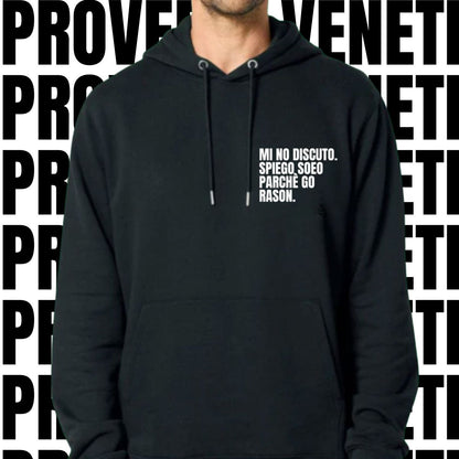 Felpa MI NO DISCUTO. SPIEGO