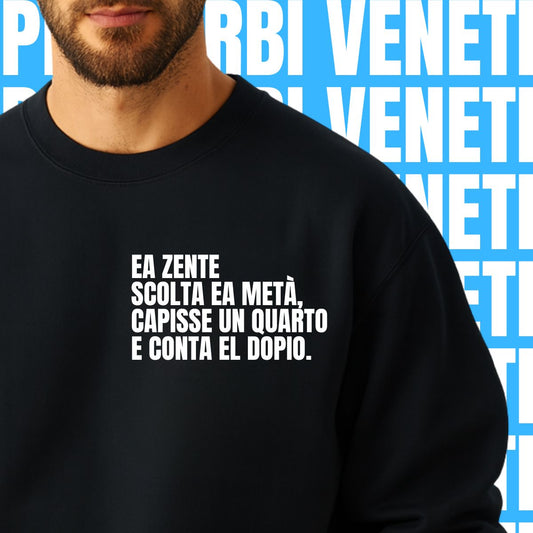 Felpa SCOLTA EA METÀ