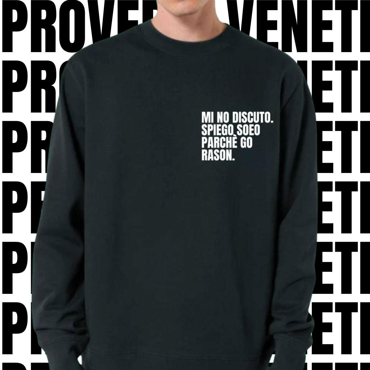 Felpa MI NO DISCUTO. SPIEGO