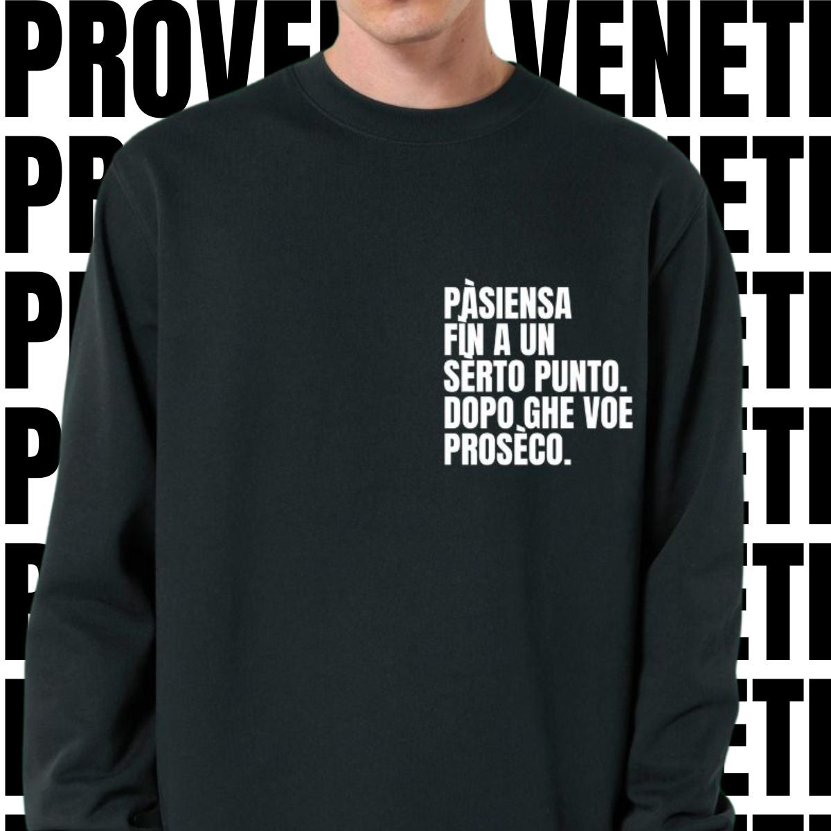 Felpa PASIENZA FIN A UN SERTO PUNTO