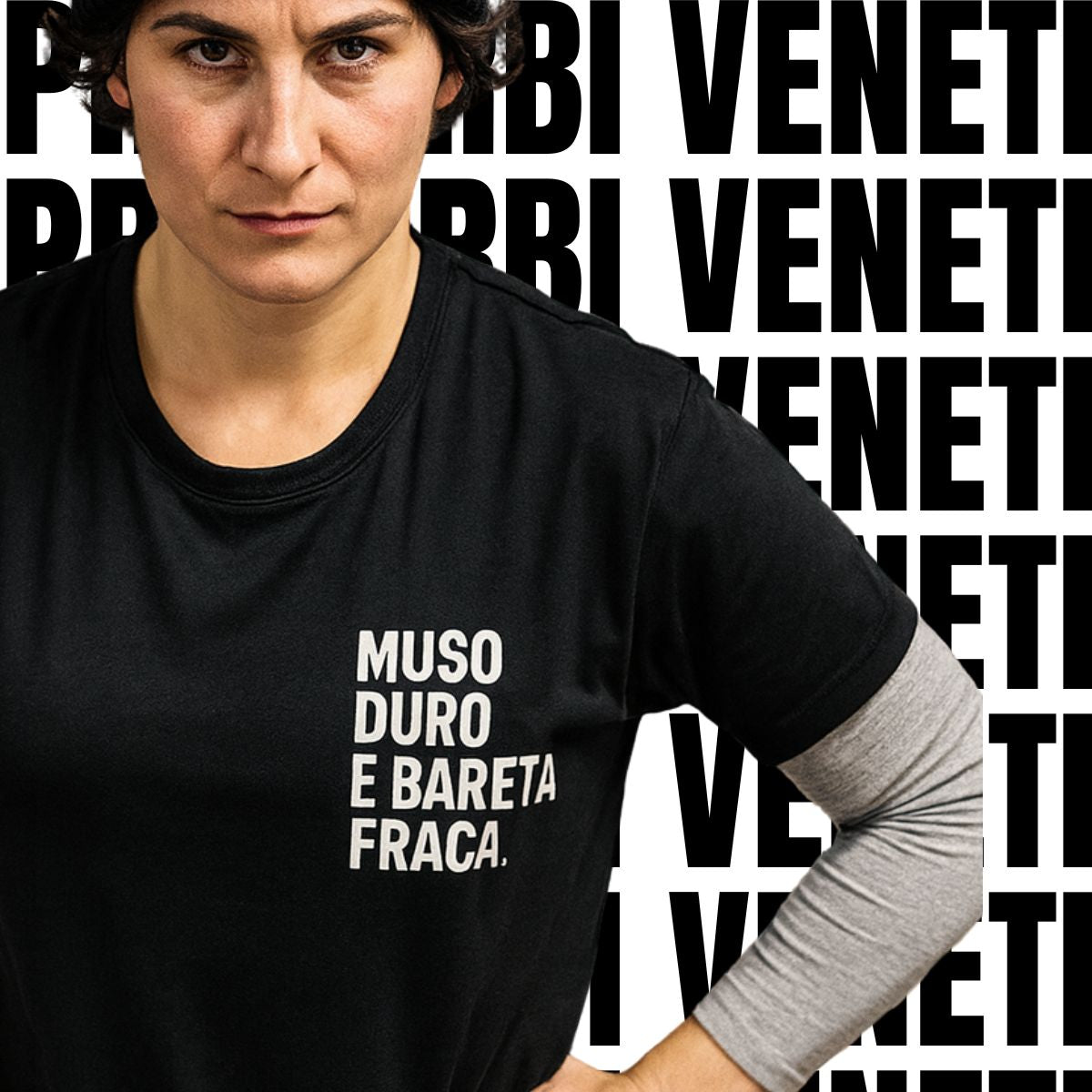 T-shirt MUSO DURO E BARETA FRACA