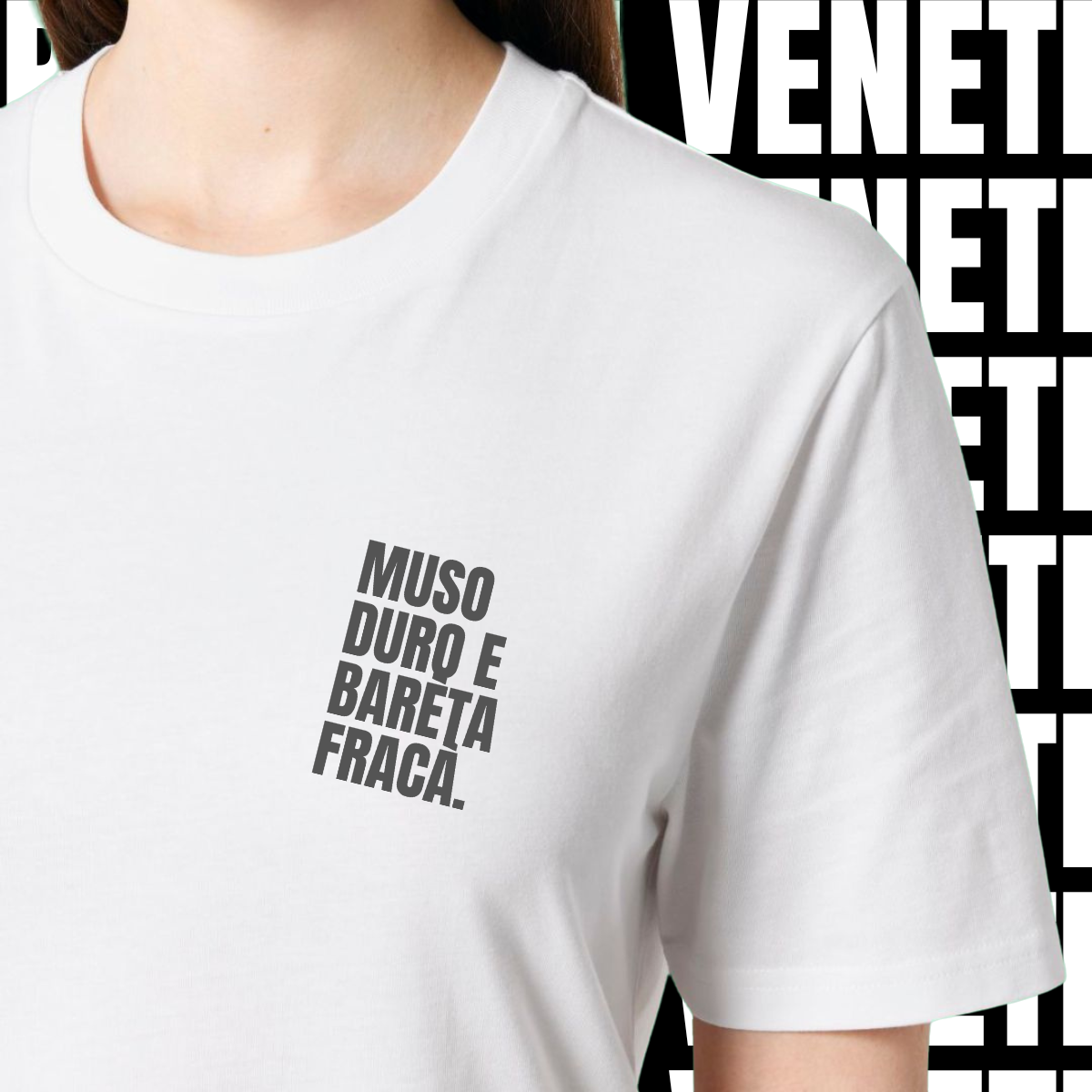 T-shirt MUSO DURO E BARETA FRACA