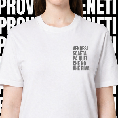 T-shirt VENDESI SCAETA PA QUEI CHE NO GHE RIVA