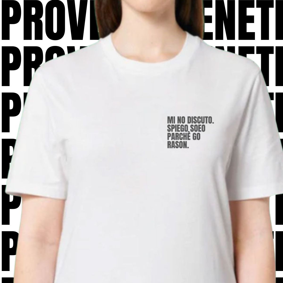 T-shirt MI NO DISCUTO. SPIEGO