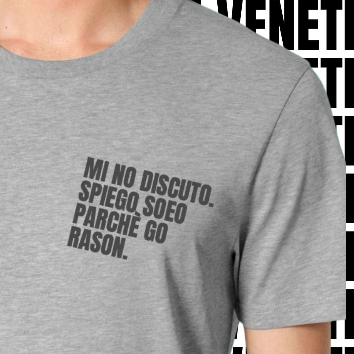 T-shirt MI NO DISCUTO. SPIEGO