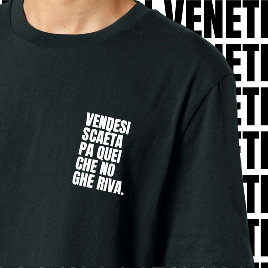 T-shirt VENDESI SCAETA PA QUEI CHE NO GHE RIVA