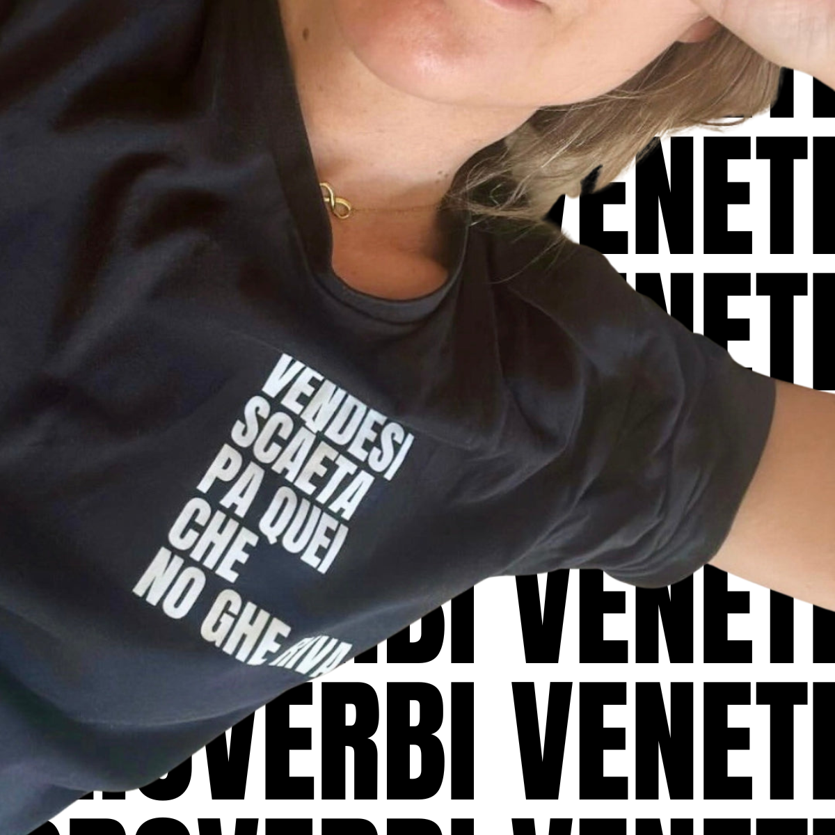 T-shirt VENDESI SCAETA PA QUEI CHE NO GHE RIVA