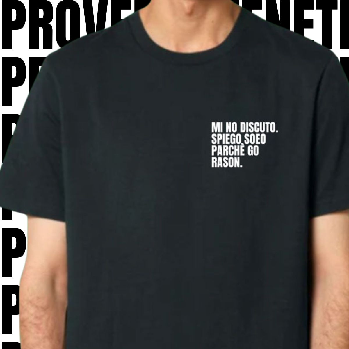 T-shirt MI NO DISCUTO. SPIEGO