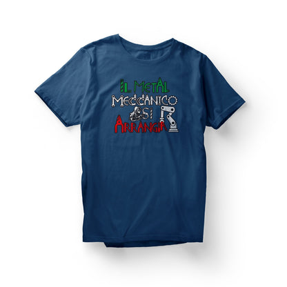 T-shirt IL METALMECCANICO SI ARRANGIA LOGO 2
