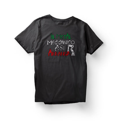 T-shirt IL METALMECCANICO SI ARRANGIA LOGO 2