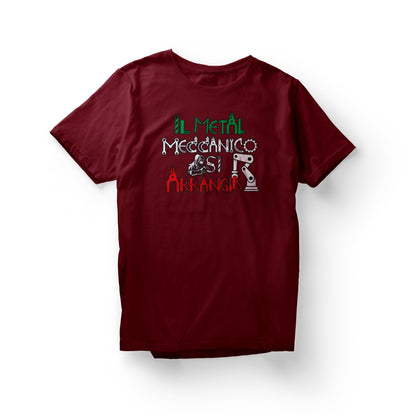 T-shirt IL METALMECCANICO SI ARRANGIA LOGO 2
